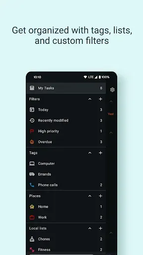 Скриншот 2 — Tasks.org: to-do list & tasks