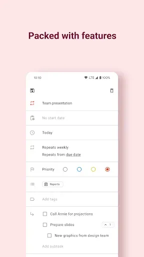 Скриншот 4 — Tasks.org: to-do list & tasks