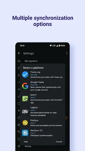 Скриншот 5 — Tasks.org: to-do list & tasks