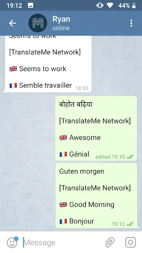 Скриншот 3 — Telegram Translator Unofficial