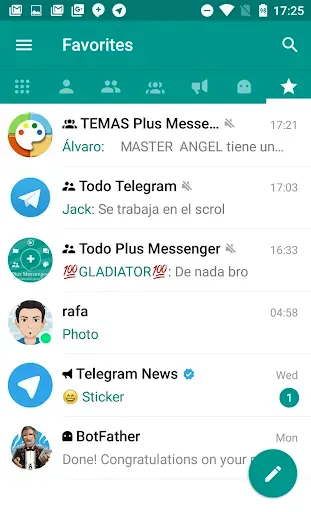 Скриншот 1 — Plus Messenger
