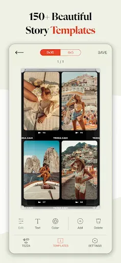 Скриншот 3 — Tezza: Aesthetic Editor