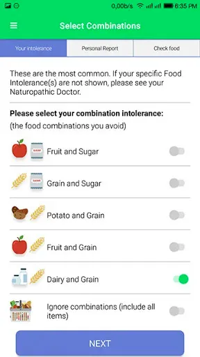 Скриншот 3 — Carroll Food Intolerance