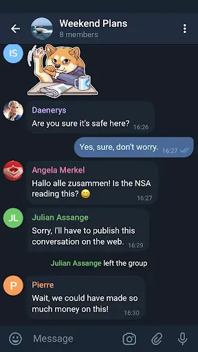 Скриншот 2 — Telegram X