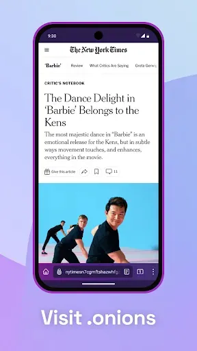Скриншот 3 — Tor Browser (Alpha)