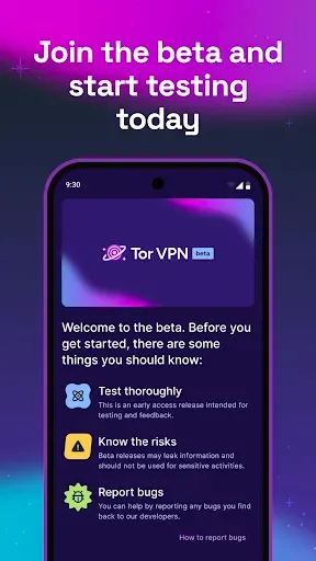 Скриншот 2 — Tor VPN Beta