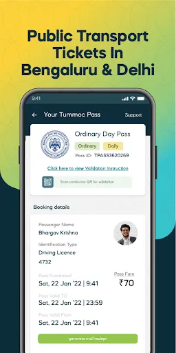 Скриншот 5 — Tummoc: Bus & Metro Ticketing