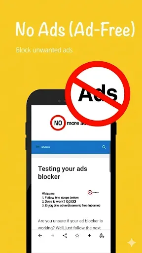 Скриншот 2 — Banana Browser: No Ads, Secure