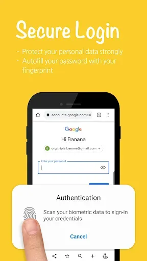 Скриншот 3 — Banana Browser: No Ads, Secure