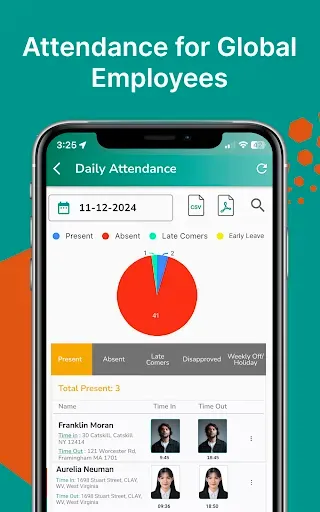 Скриншот 7 — Attendance App | ubiAttendance