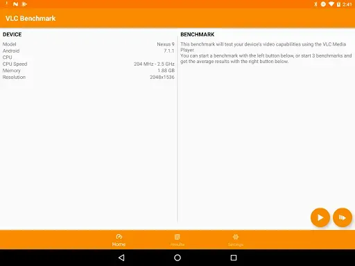 Скриншот 3 — VLC Benchmark