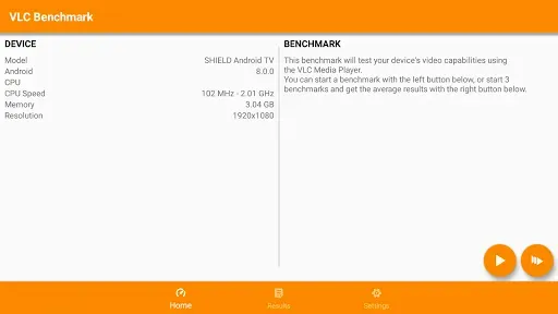 Скриншот 5 — VLC Benchmark