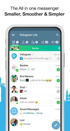 Скриншот 1 — Vidogram Lite