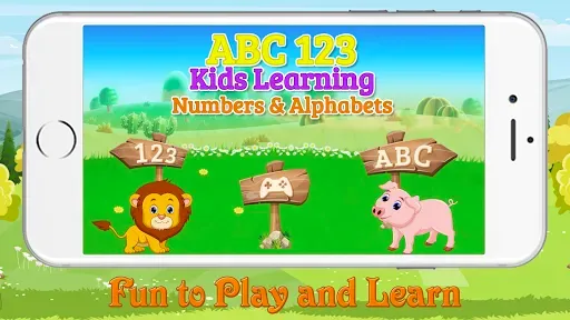 Скриншот 1 — ABC 123 Kids: Number and math