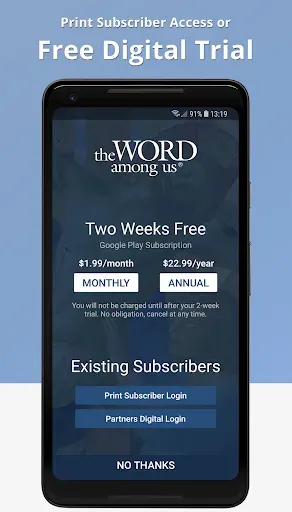 Скриншот 1 — The Word Among Us Mass Edition