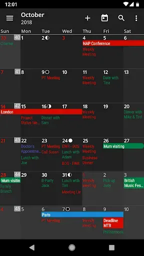 Скриншот 4 — aCalendar+ Calendar & Tasks