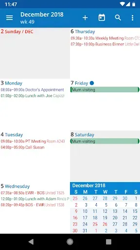 Скриншот 6 — aCalendar+ Calendar & Tasks