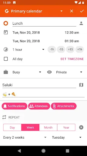 Скриншот 8 — aCalendar+ Calendar & Tasks
