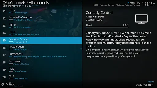Скриншот 5 — Kodi