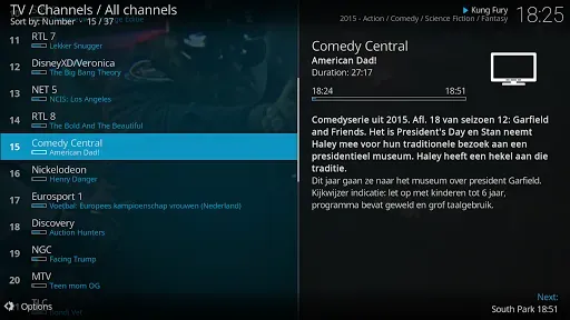 Скриншот 8 — Kodi