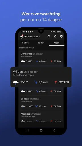 Скриншот 5 — Buienalarm: Weer & Regenradar