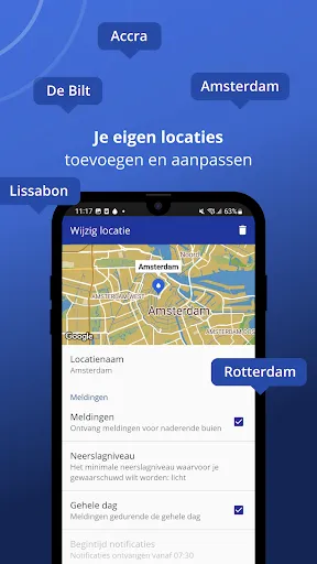 Скриншот 7 — Buienalarm: Weer & Regenradar