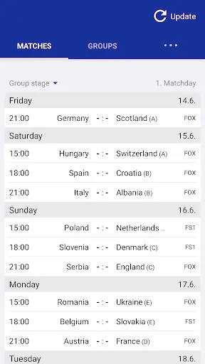 Скриншот 1 — World Soccer App 2026