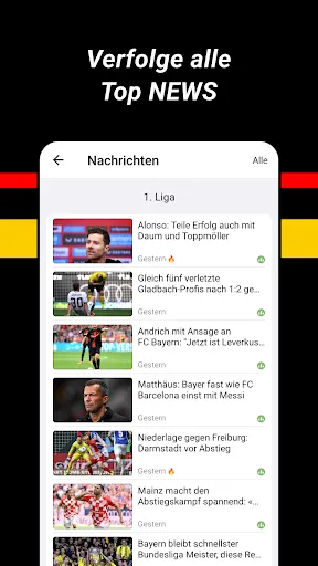 Скриншот 4 — Fußball Ergebnisse (Footy)