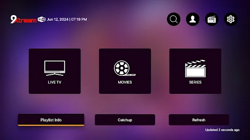Скриншот 4 — 9Xtream Player - TV - Official