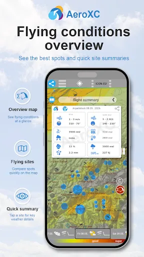 Скриншот 8 — AeroXC – Погода для полётов
