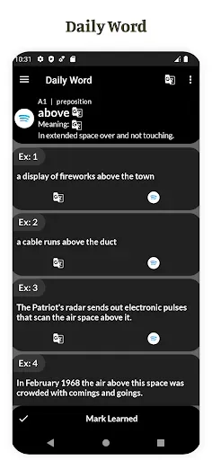 Скриншот 2 — Oxford Vocabulary PRO