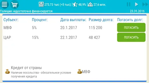 Скриншот 6 — Симулятор Президента Lite