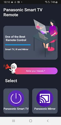 Скриншот 1 — Panasonic Smart TV Remote