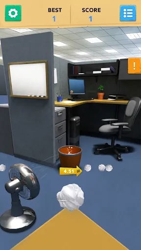 Скриншот 2 — Paper Toss Office - Jerk Boss