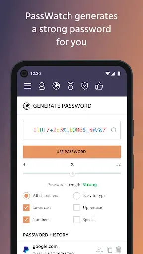 Скриншот 3 — PassWatch -  Password Manager