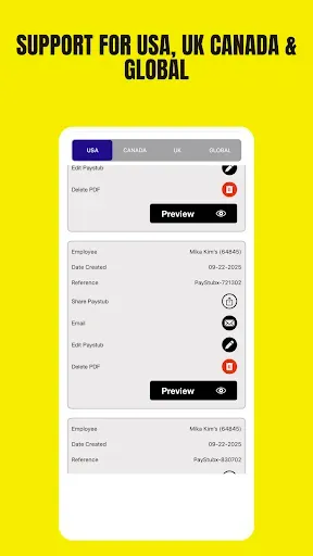 Скриншот 5 — Paystub Maker: Paycheck