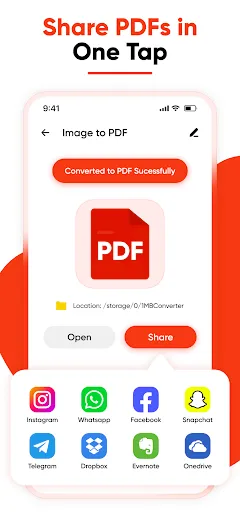 Скриншот 3 — Конвертер PDF - фото в пдф