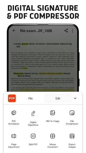 Скриншот 3 — читатель pdf & pdf редактор