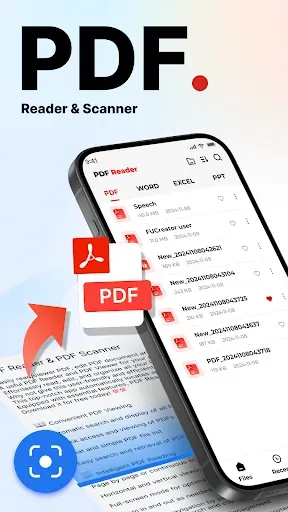 Скриншот 1 — PDF-ридер и PDF-сканер