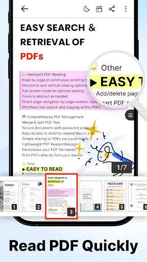 Скриншот 3 — PDF-ридер и PDF-сканер