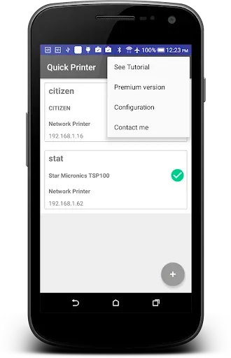 Скриншот 1 — Quick Printer (ESC POS Print)