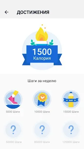 Скриншот 5 — Шагомер - Шаги Шагомер