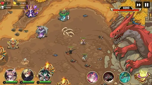Скриншот 3 — Kingdom War: Tower Defense TD