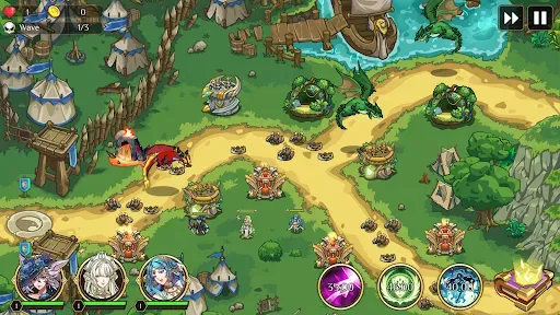 Скриншот 7 — Kingdom War: Tower Defense TD
