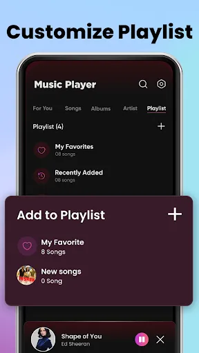 Скриншот 5 — Музыкальный плеер: MP3 Офлайн