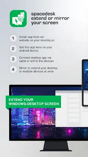 Скриншот 1 — spacedesk - экран монитора