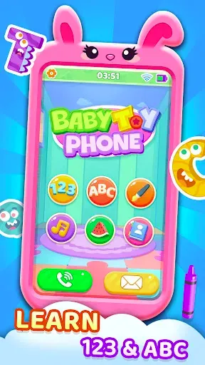 Скриншот 1 — Baby Phone Toy - игра телефон