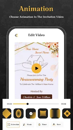 Скриншот 6 — Video Invitation Card Maker