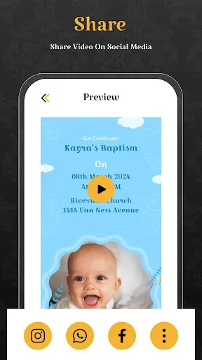 Скриншот 7 — Video Invitation Card Maker