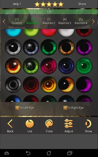 Скриншот 5 — FoxEyes - Change Eye Color